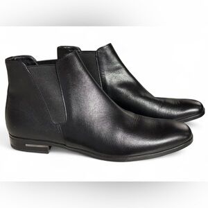 Like new!  Saffiano Leather Chelsea Boots (Men)